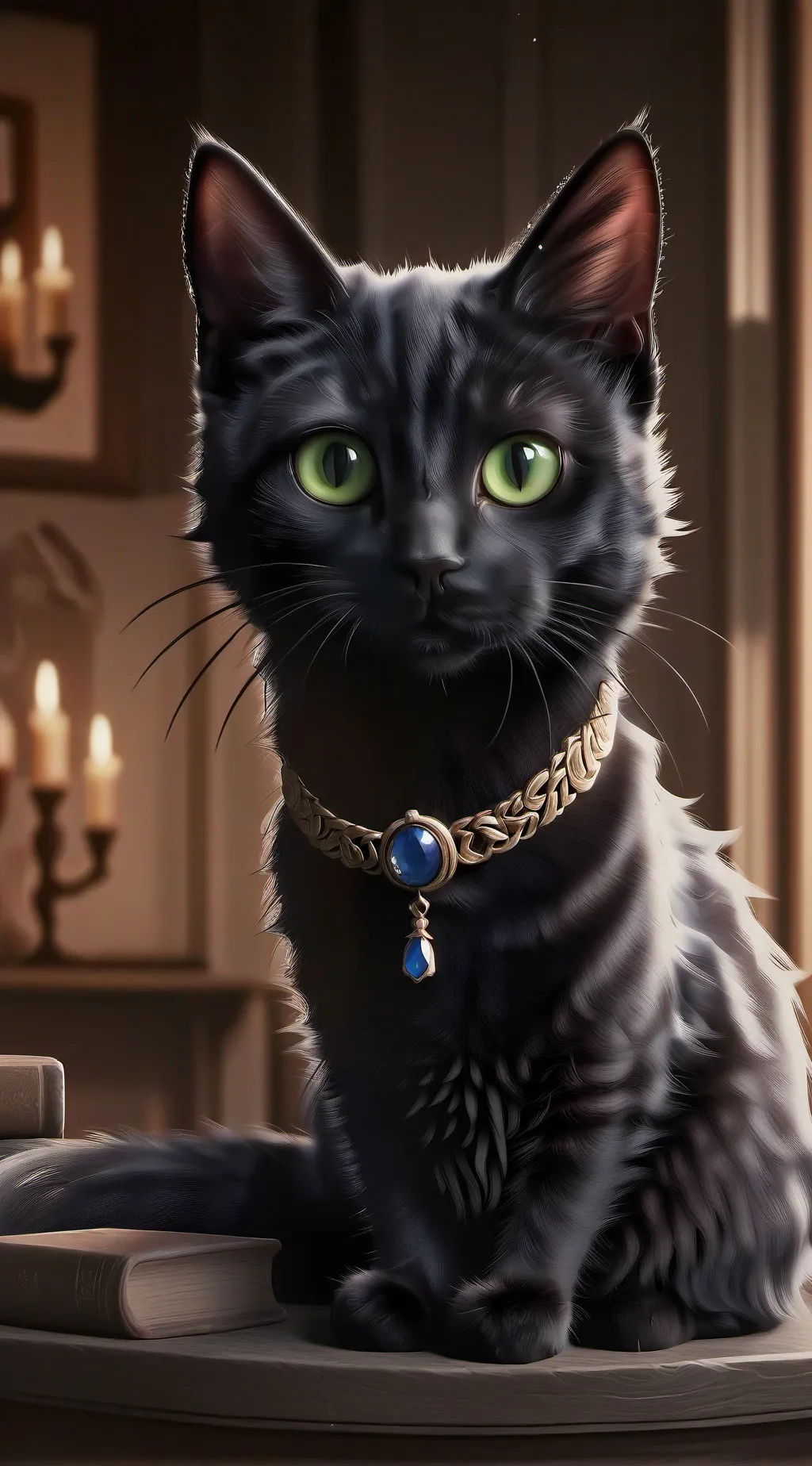 ai character: witch background