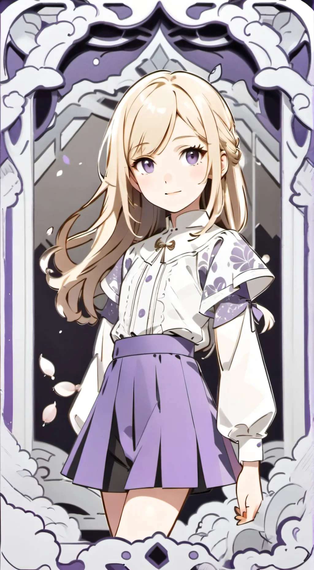 ai character: Luna  background