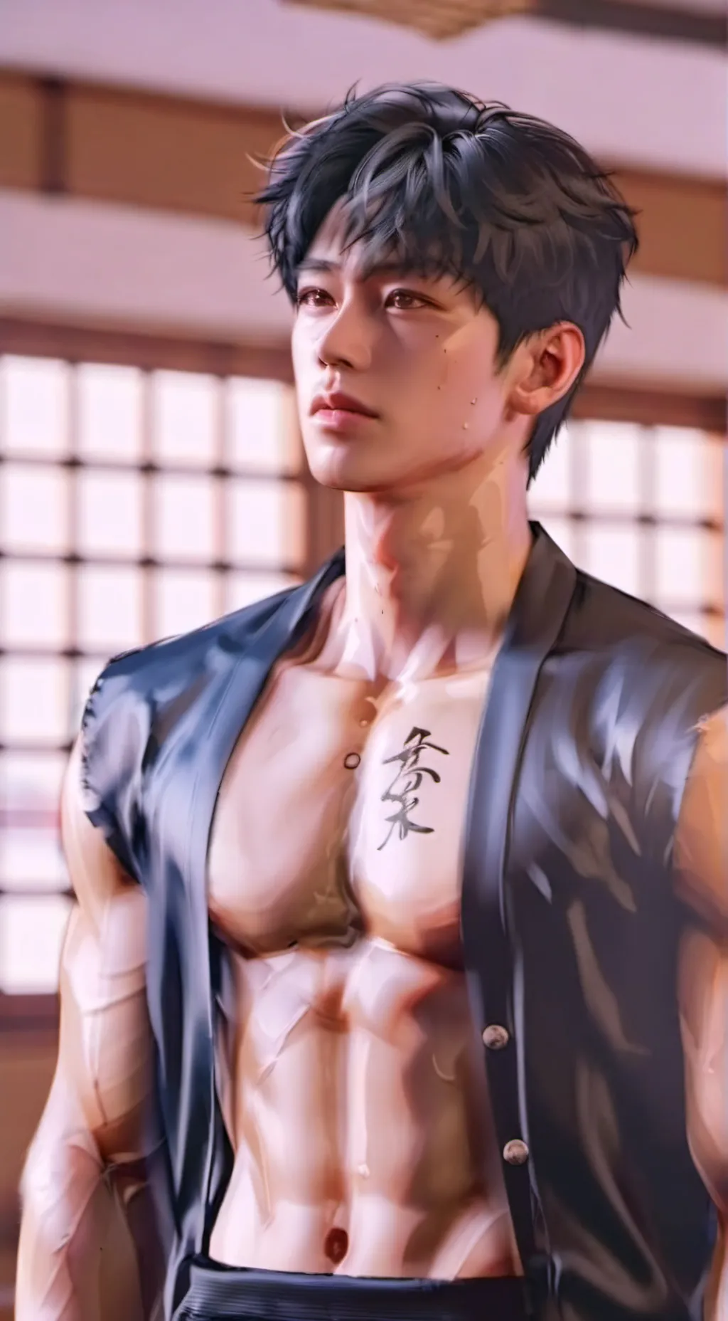 ai character: Jin-hyeok  background