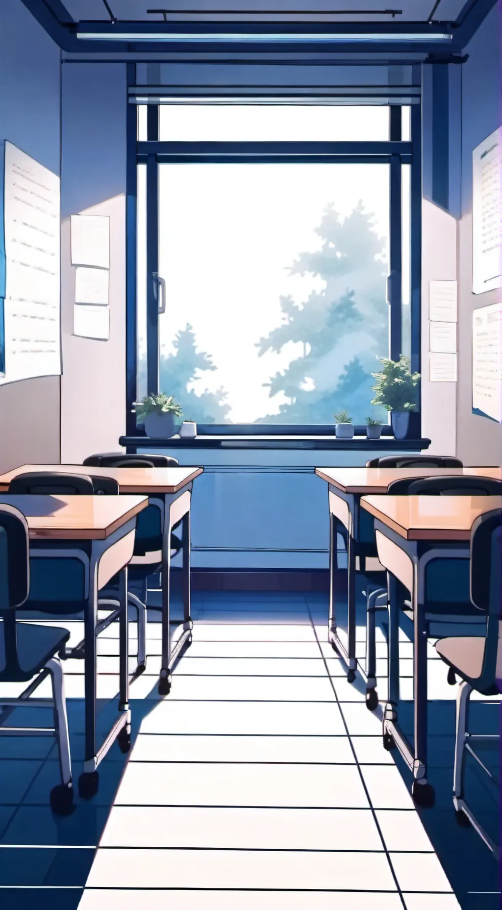 ai character: école background