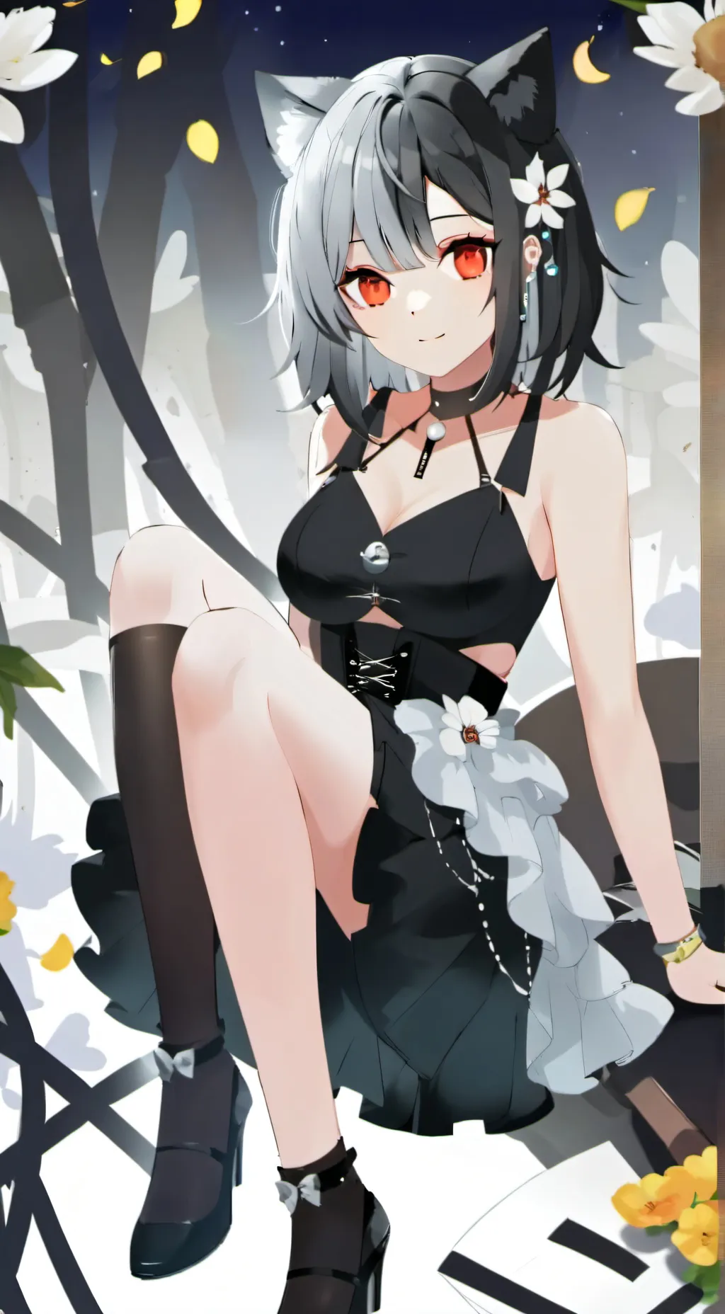 ai character: Chang'e and Nezha background