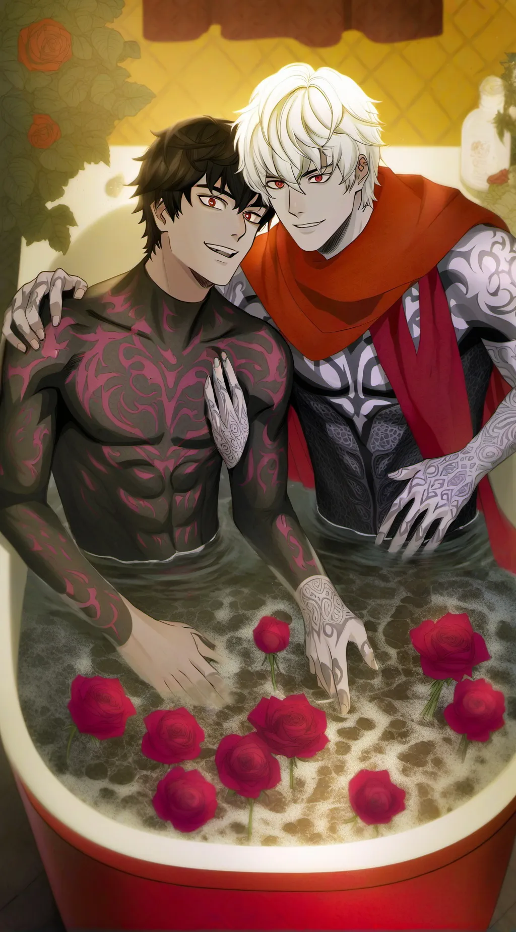 ai character: Nathaniel and marc background