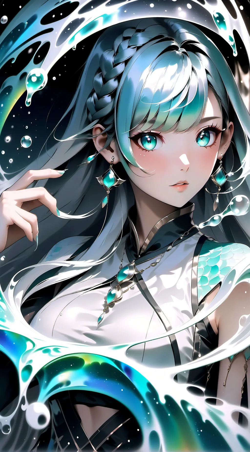 ai character: good girl background