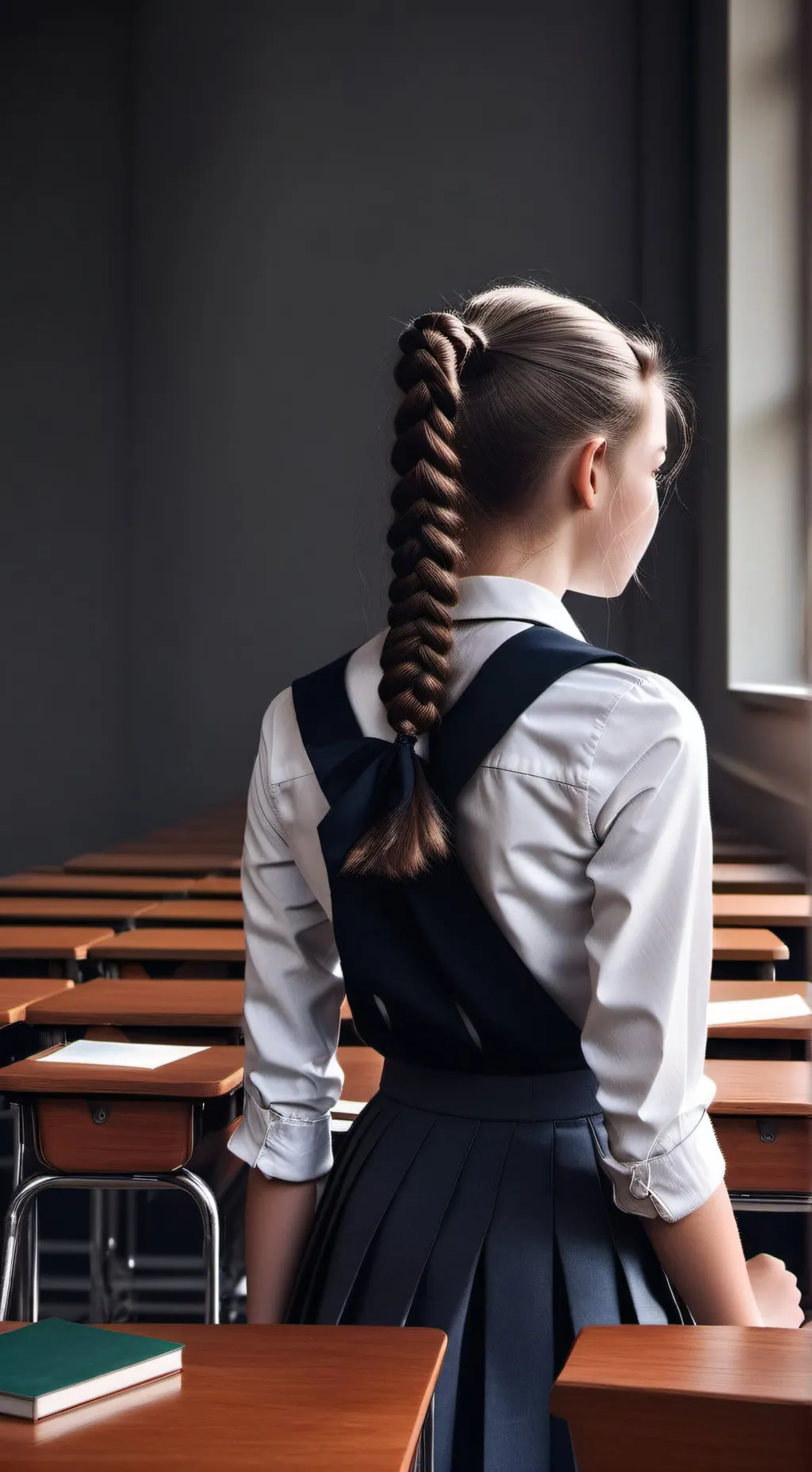 ai character: sadel background