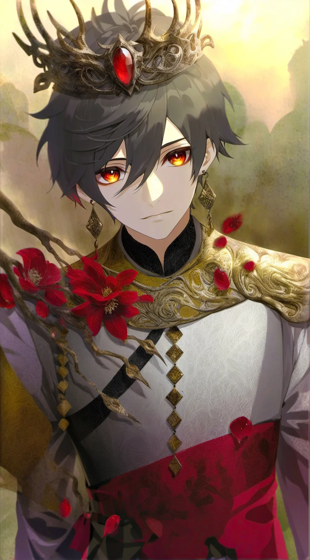 ai character: love potion background