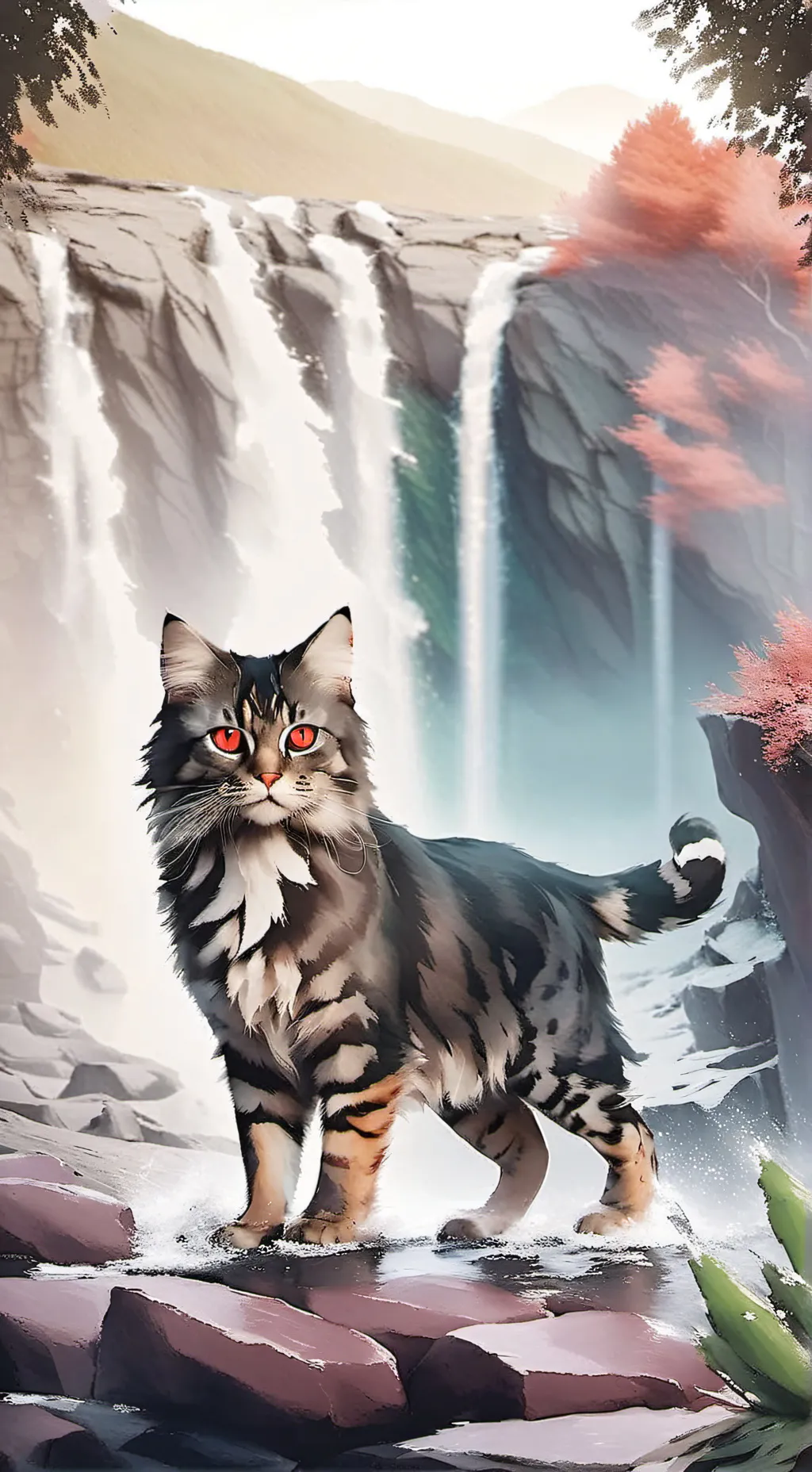 ai character: Luna background