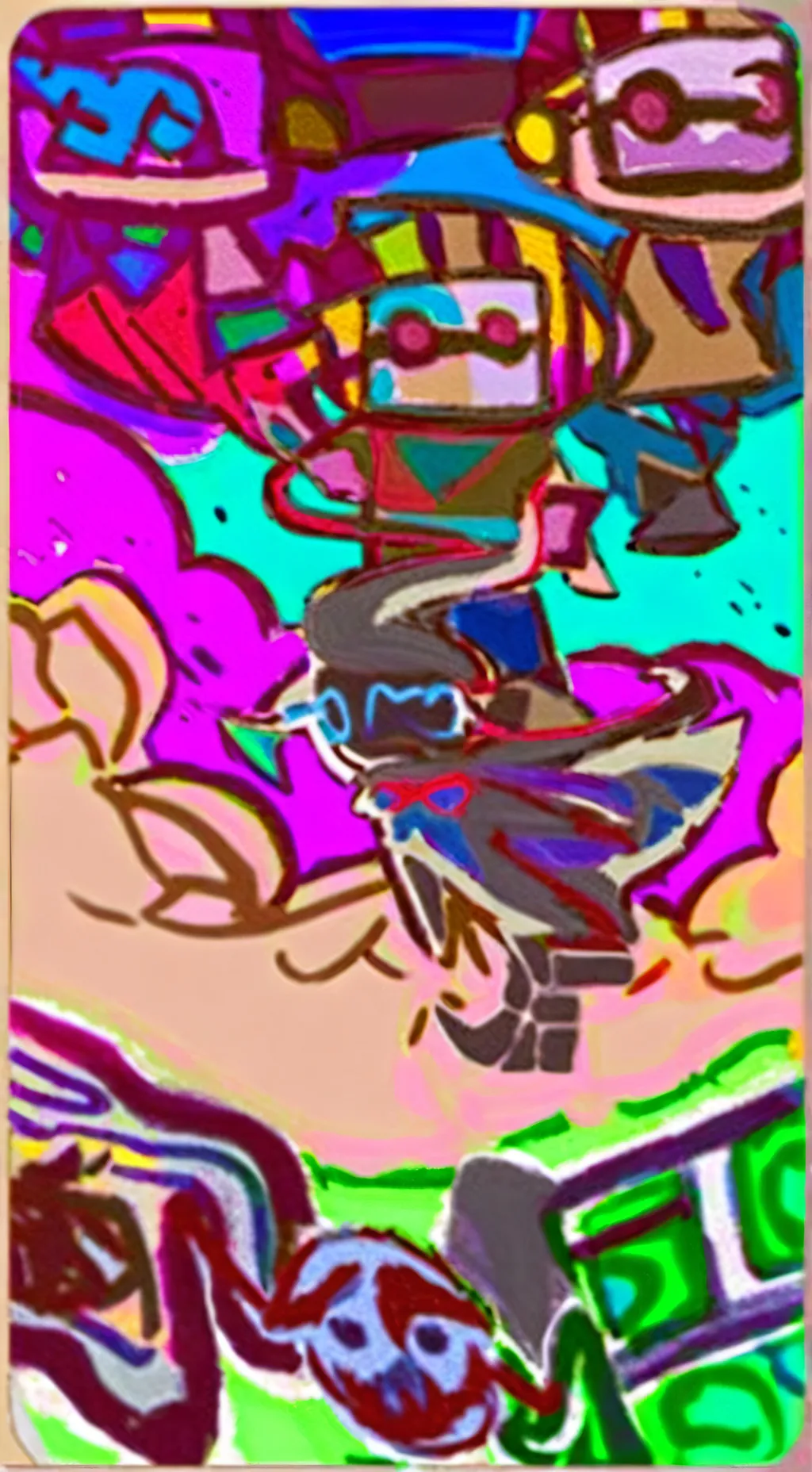 ai character: DW Cosmo is sick?! background