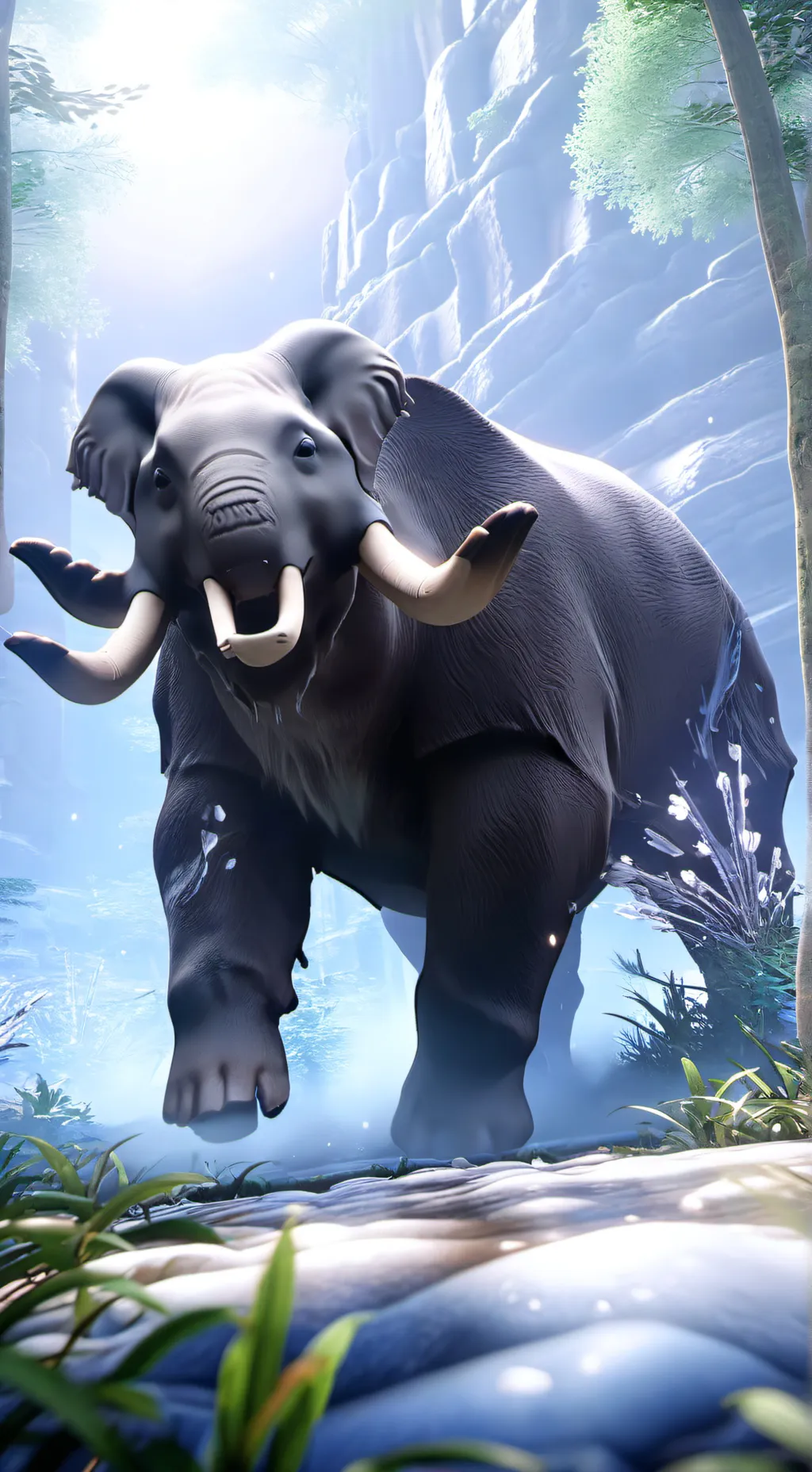 ai character: mark background