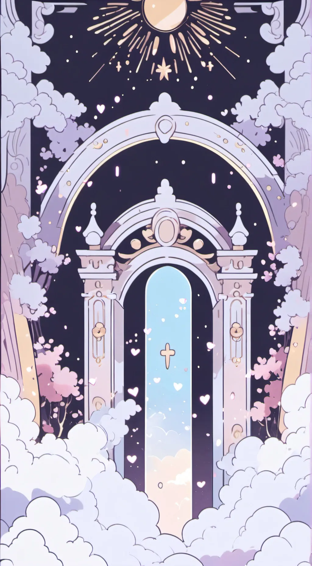 ai character: Heaven says background