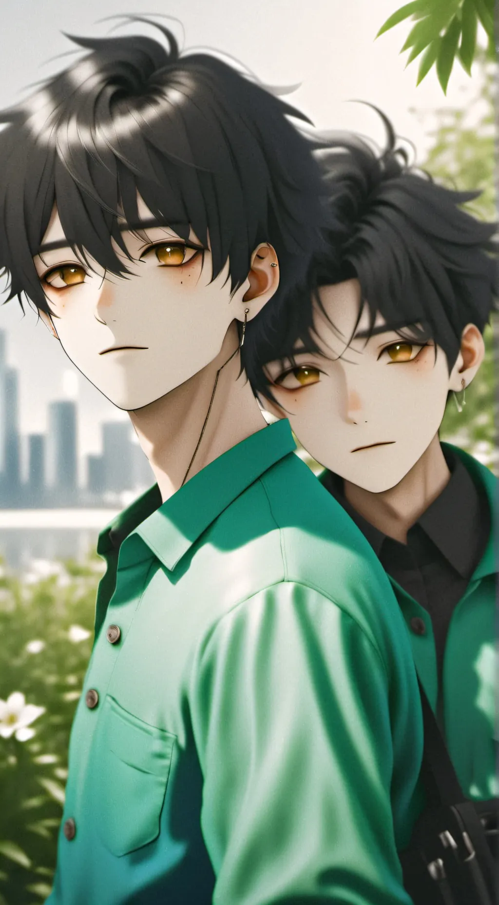 ai character: 🙊Alex and Xavier🙉 background