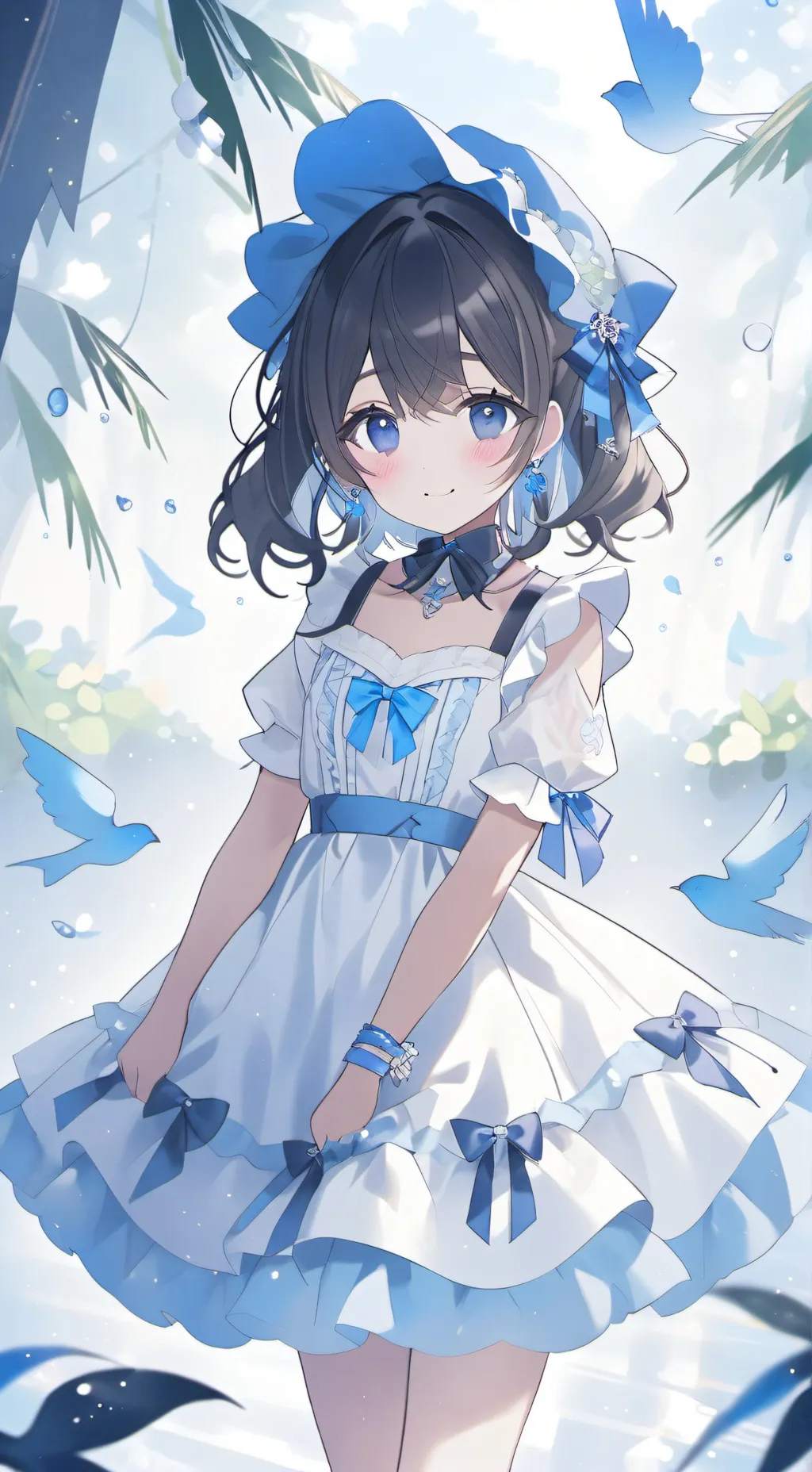 ai character: Lucie  background