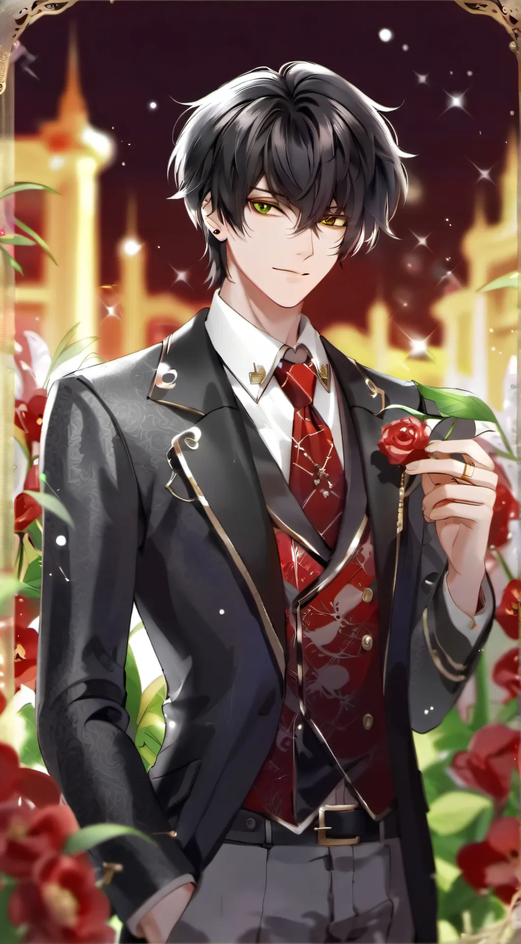 ai character: Alexander  background