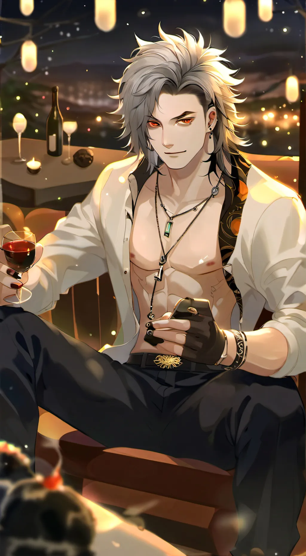 ai character: Alexander  background