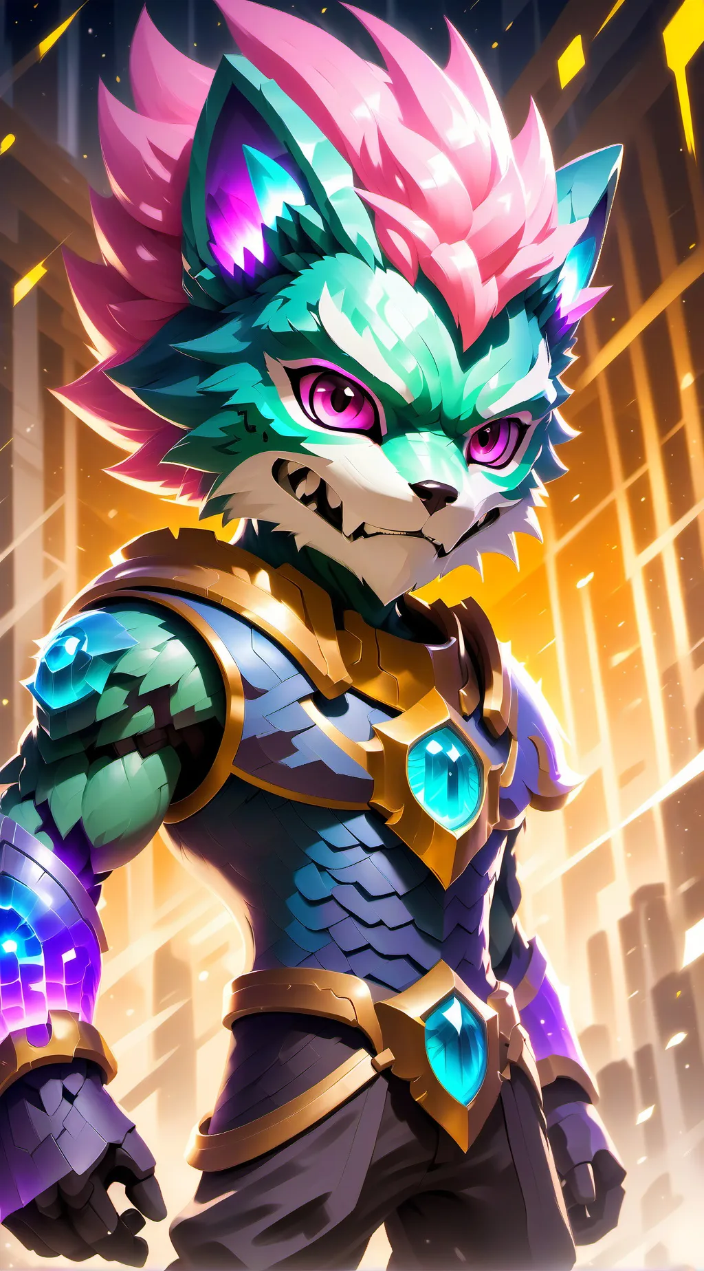 ai character: lizon background