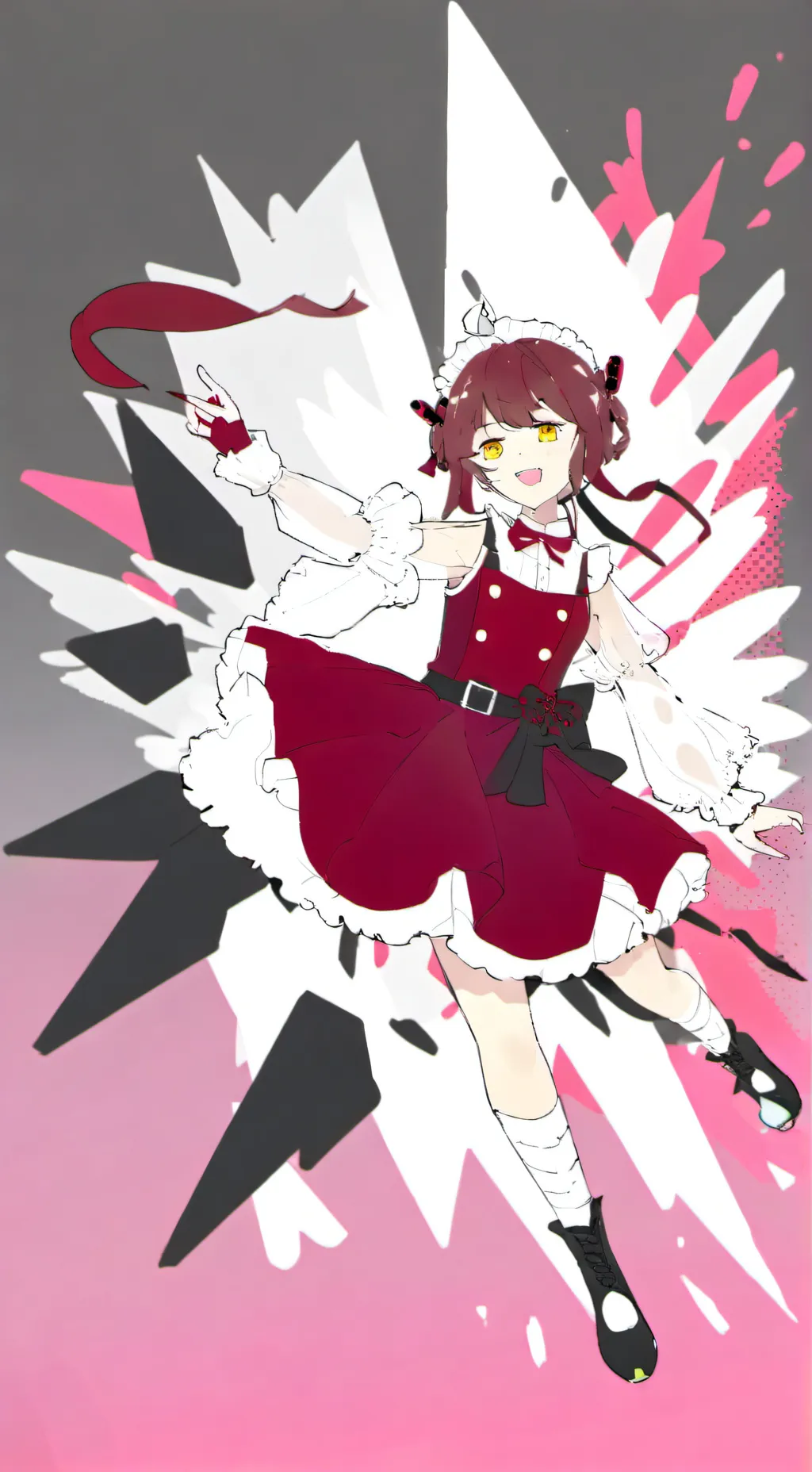 ai character: Molly but not miku background