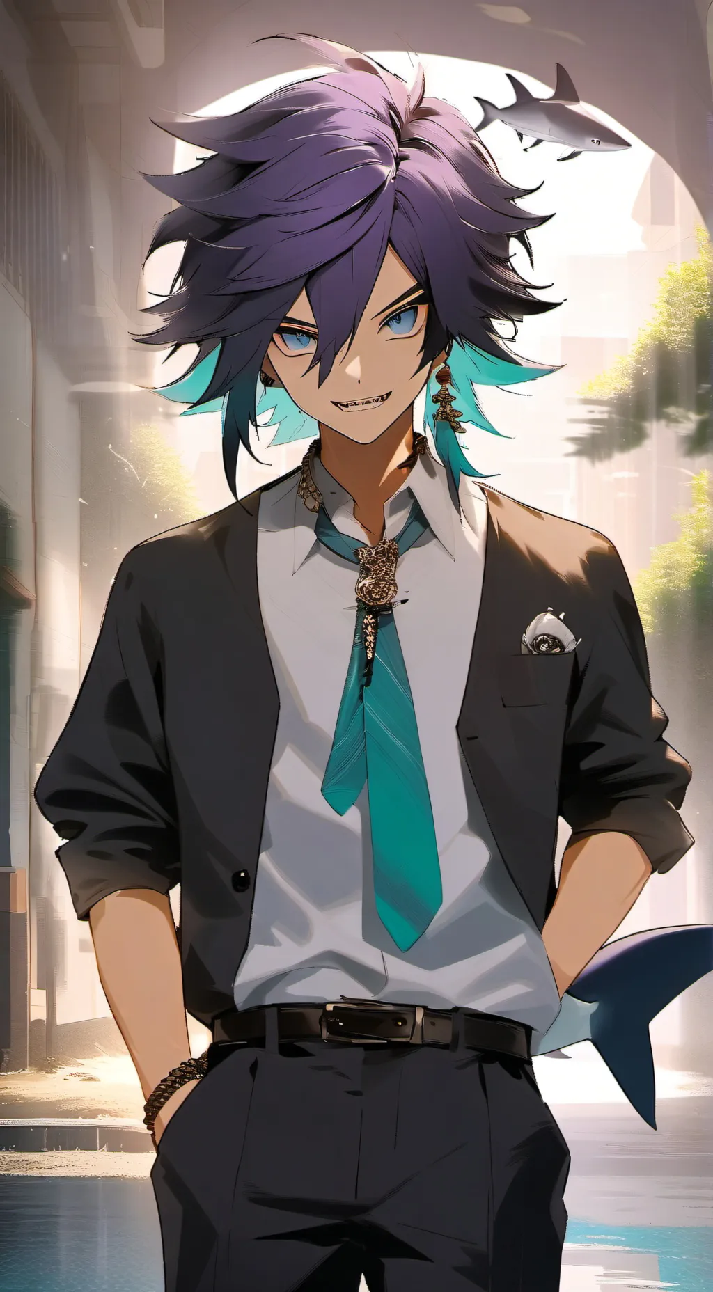 ai character: Zen background