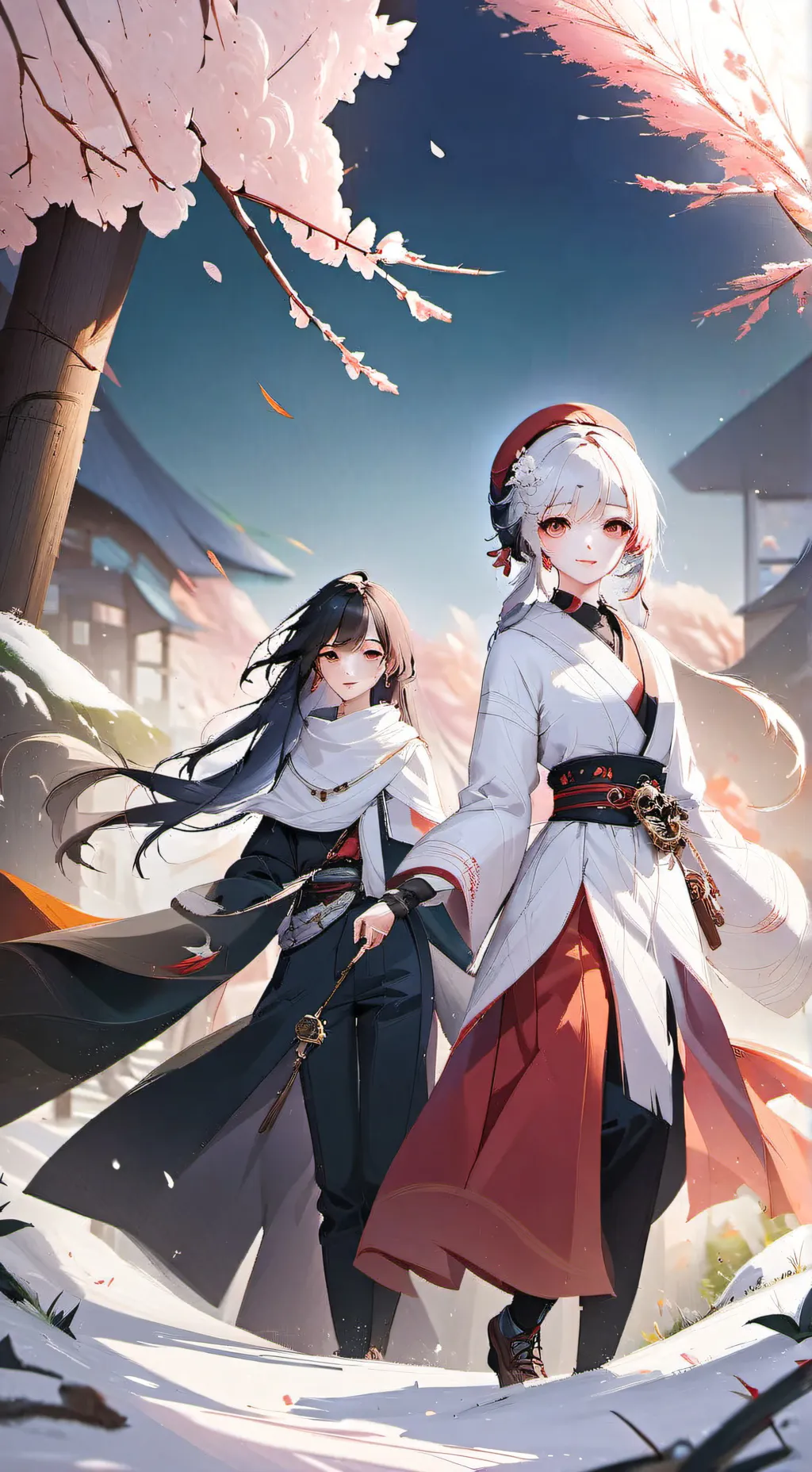 ai character: ana y camila background