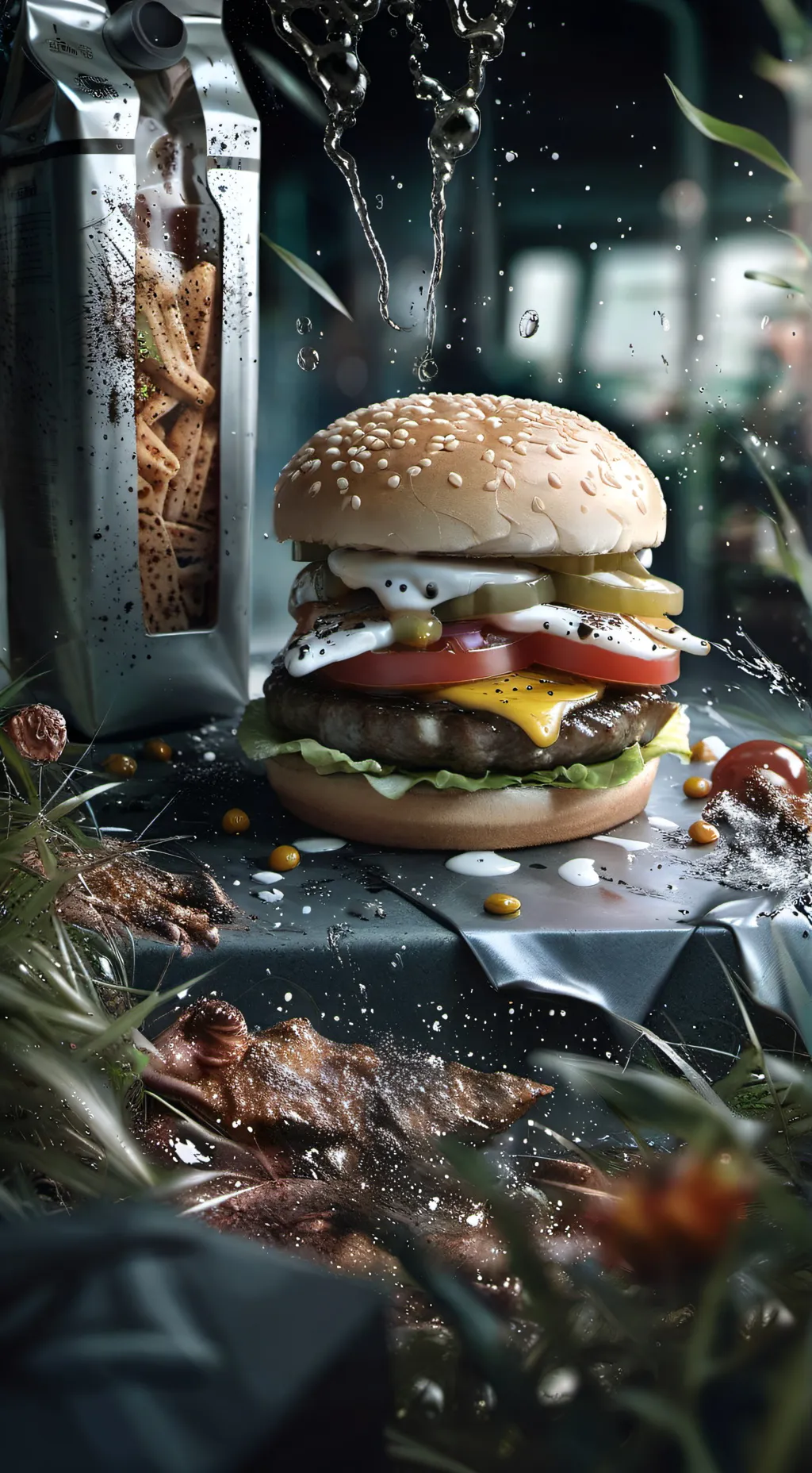 ai character: JJK mcdonald sus background