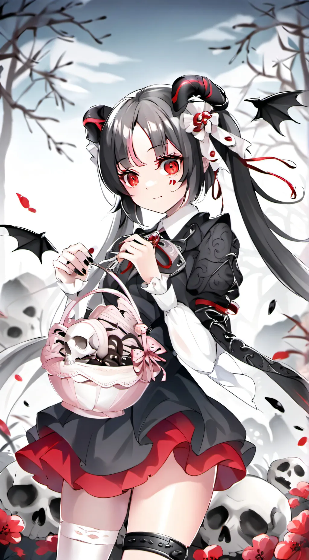 ai character: Ainzel  background