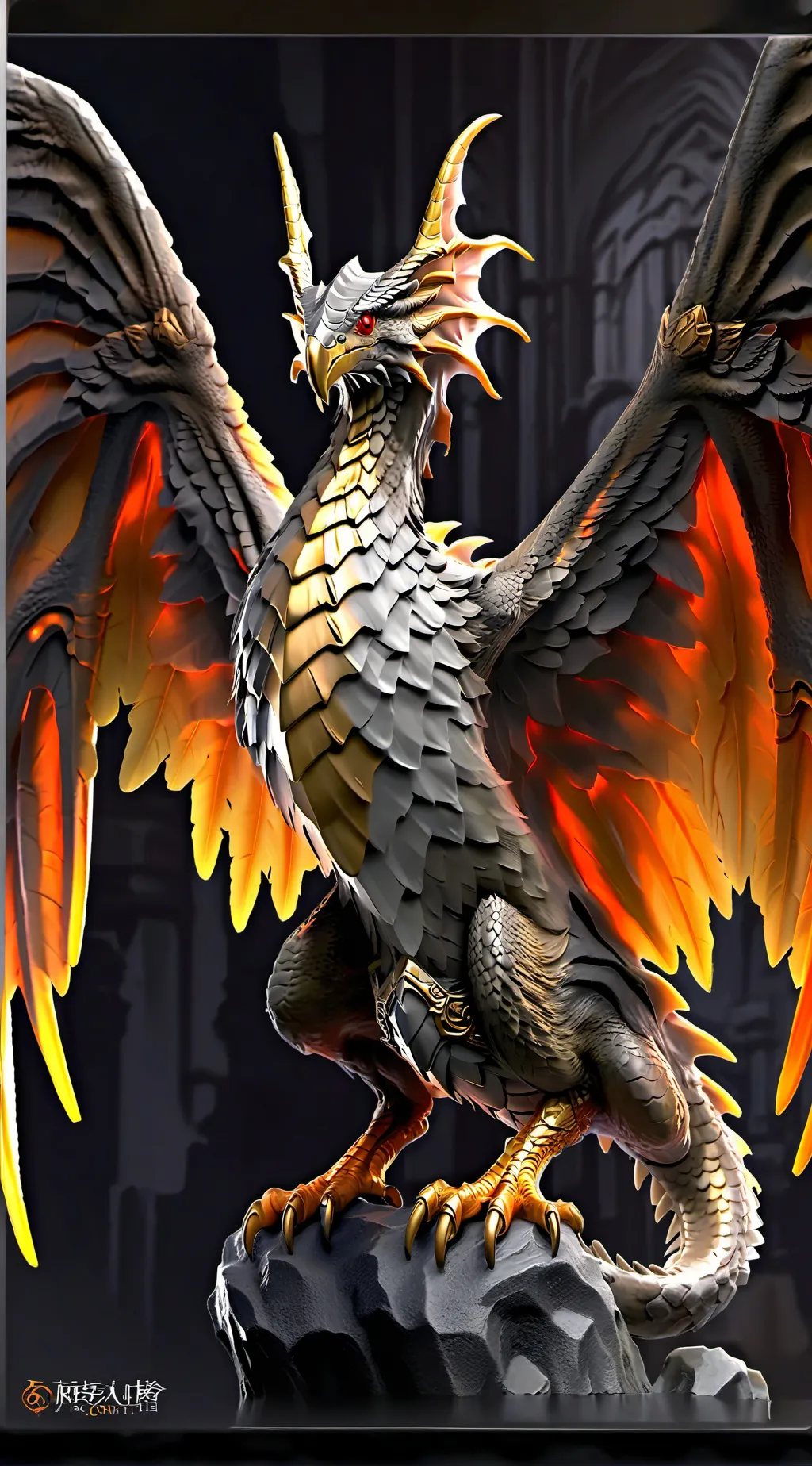 ai character: Cragcrest Wyvern background