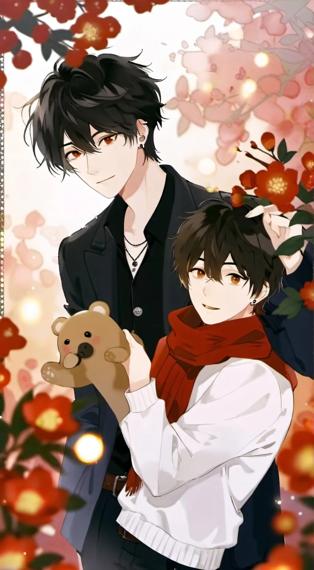 ai character: max and blake gay background