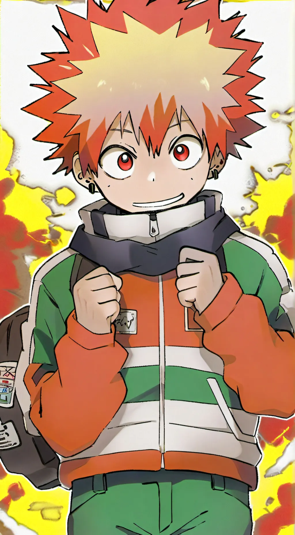 ai character: 🔥Bakugo🔥 background