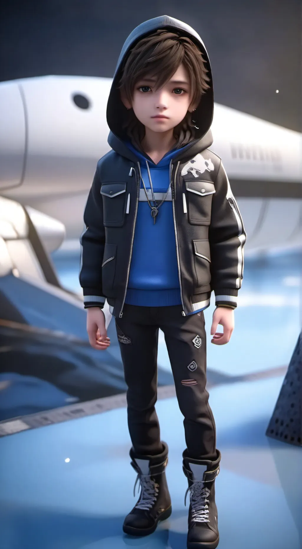 ai character: Ashton Hart  background