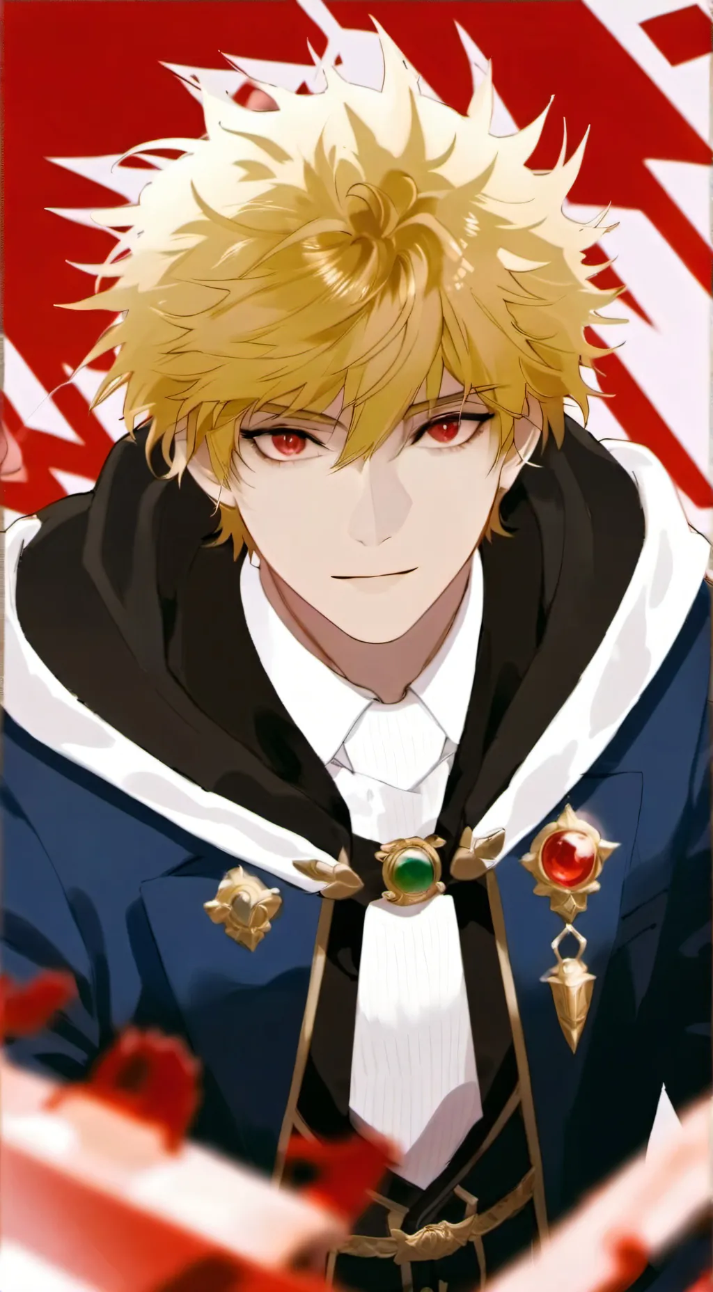 ai character: Y/N x Bakugo background