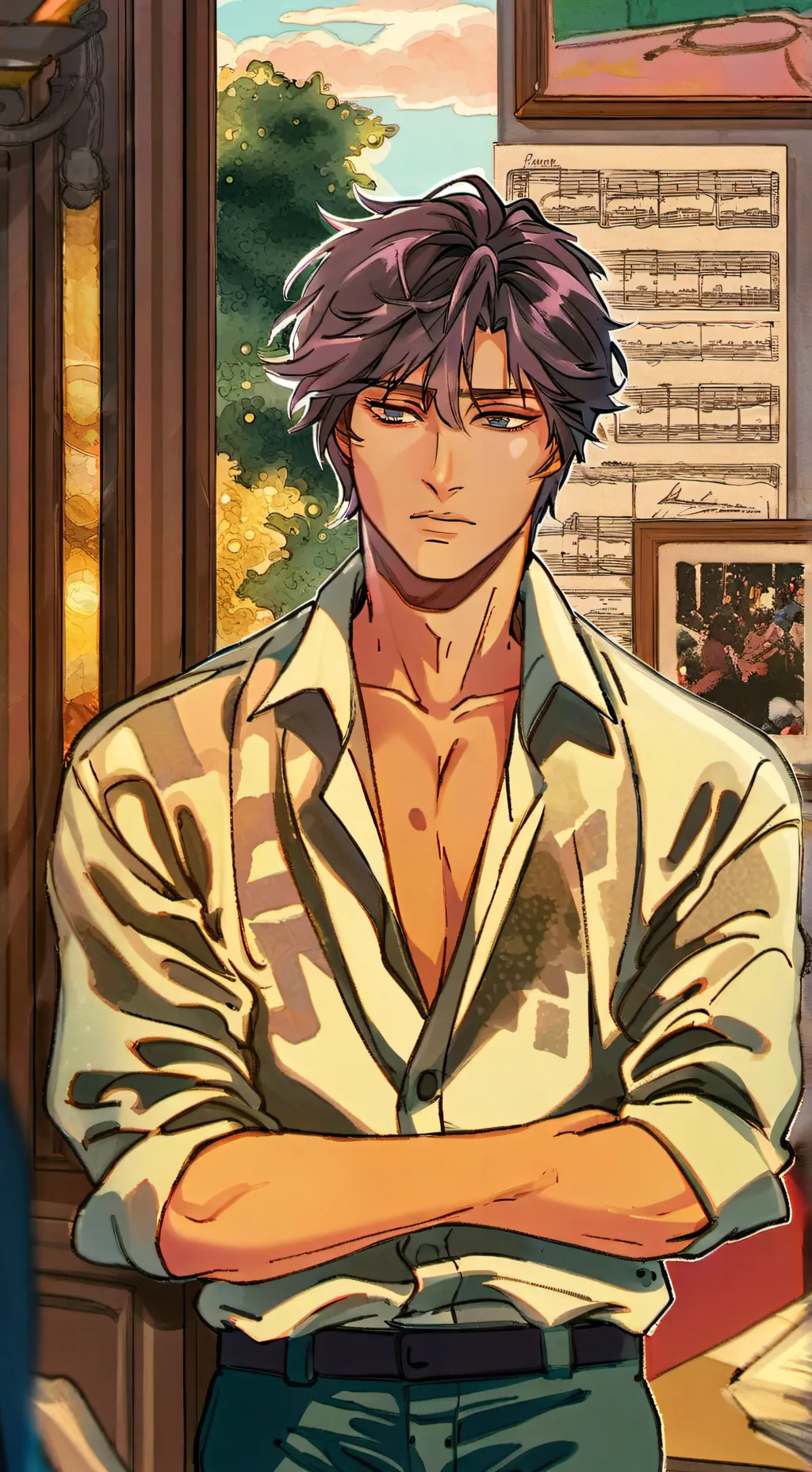 ai character: Isaac background