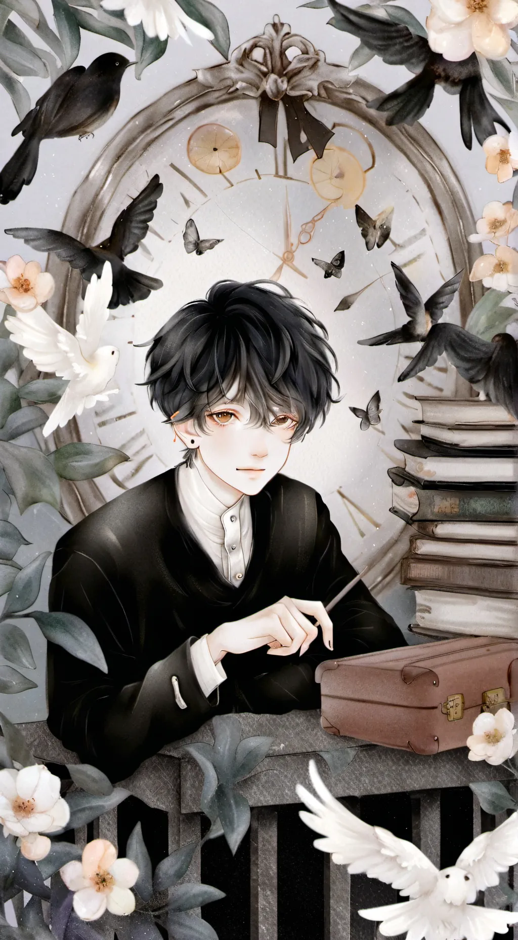 ai character: Chris  background