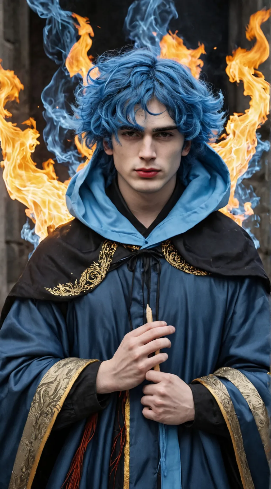 ai character: Azreal background