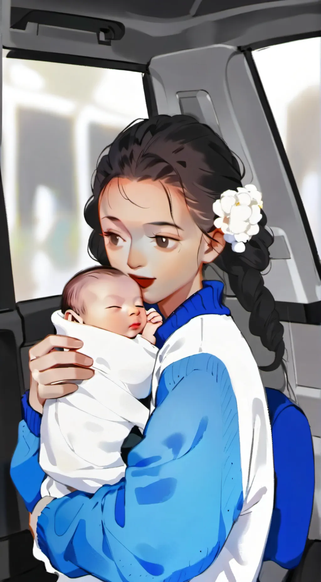 ai character: meme background