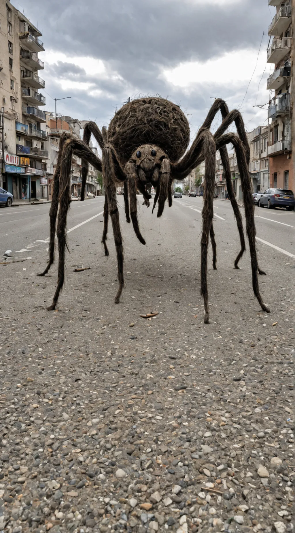 ai character: mundo arácnido  background