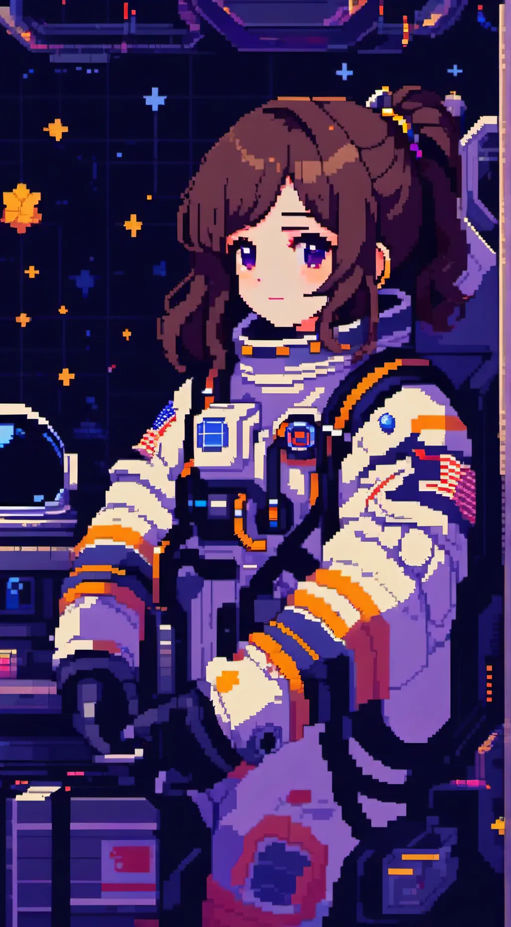 ai character: Luna Campbell background