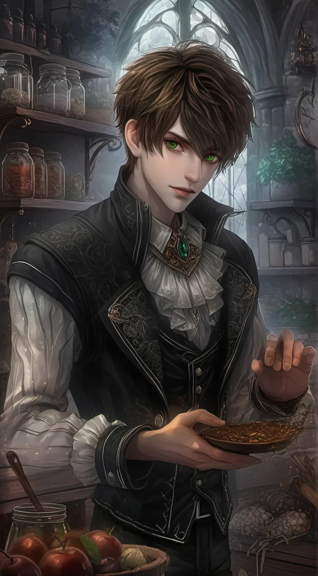 ai character: Blanc background