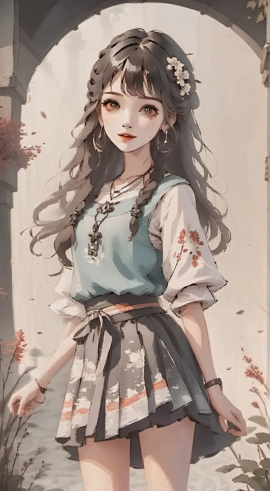 ai character: lila background