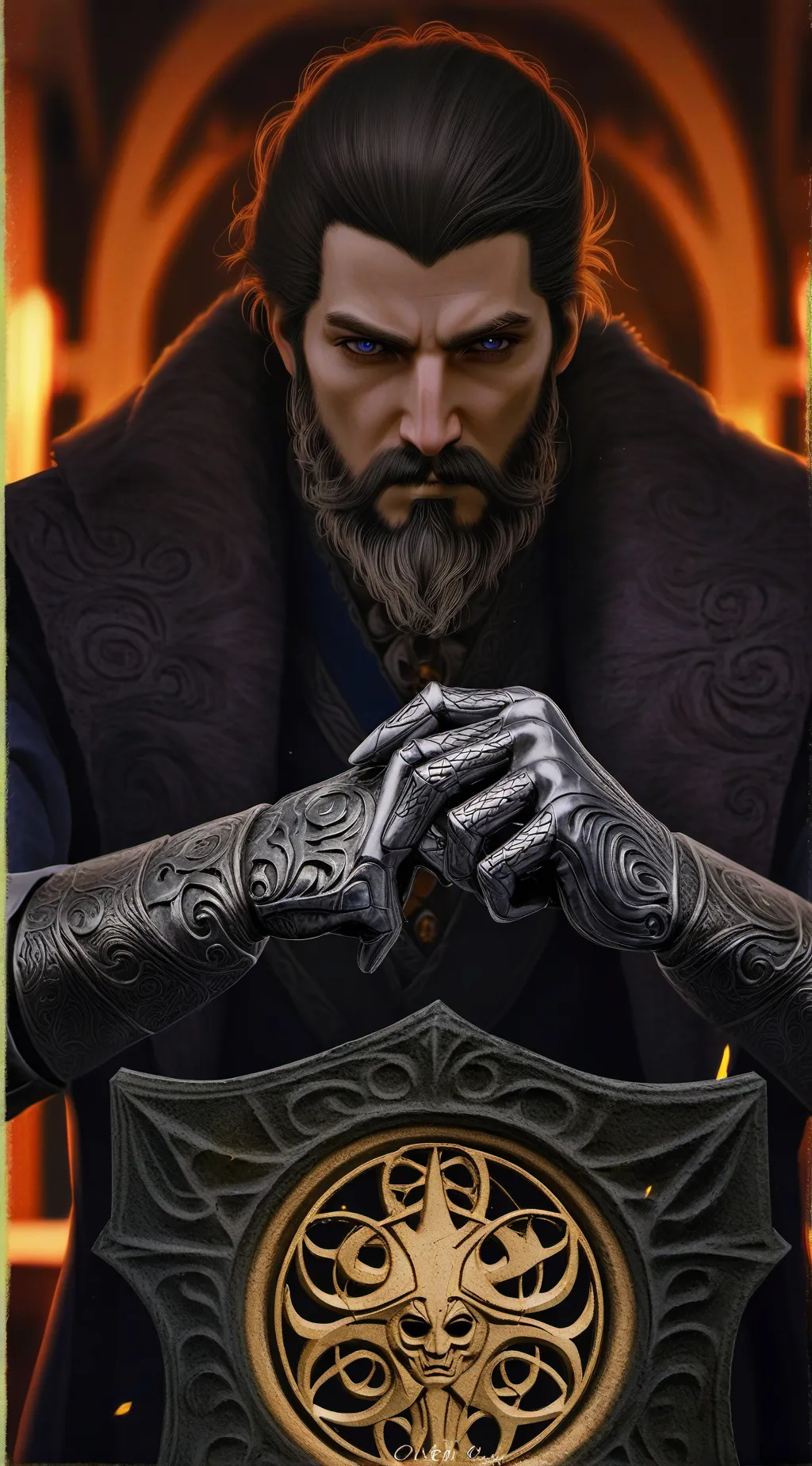 ai character: do flamingo background