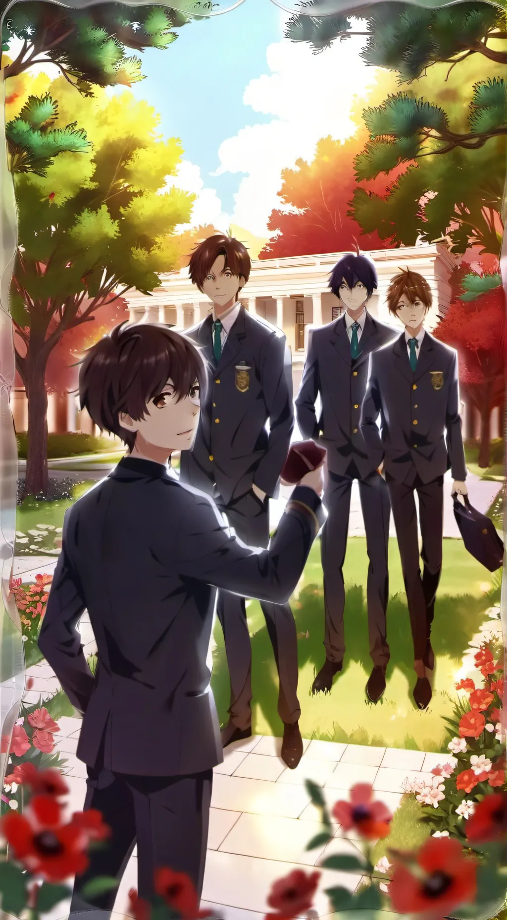 ai character: All Boys School background