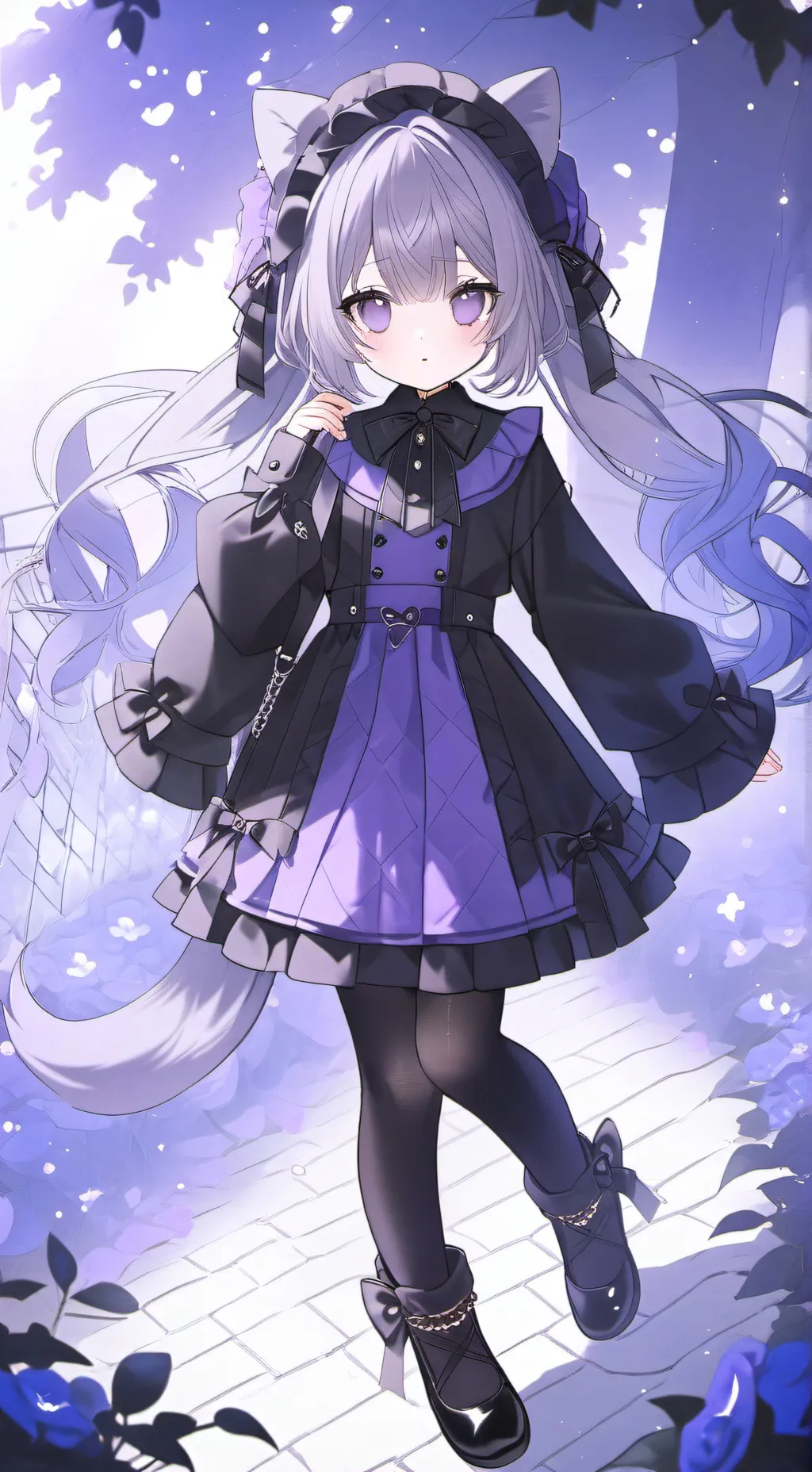 ai character: Amethyst background