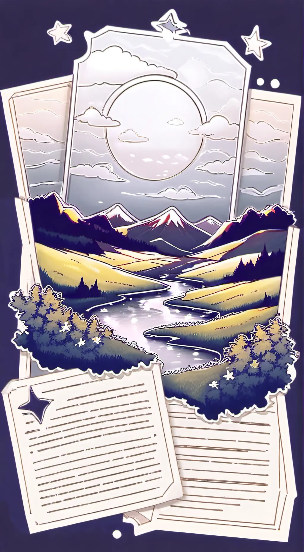 ai character: {>_<} background