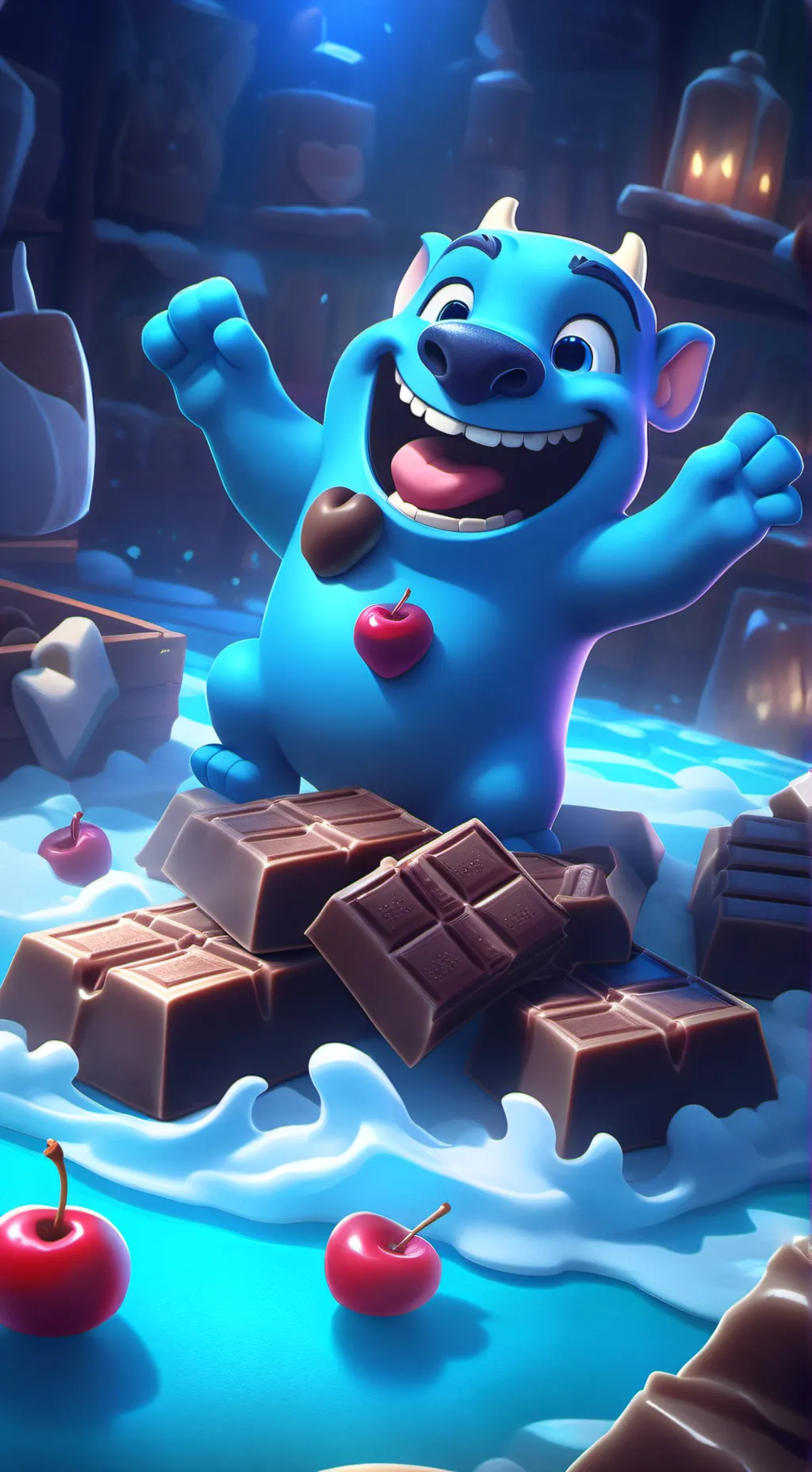 ai character: Lunch maker background