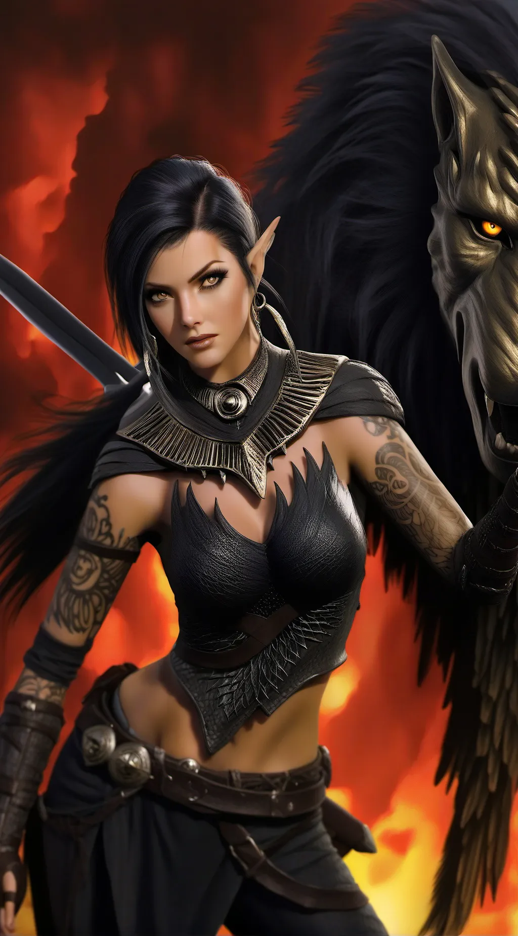 ai character: Gueen Isabella  background