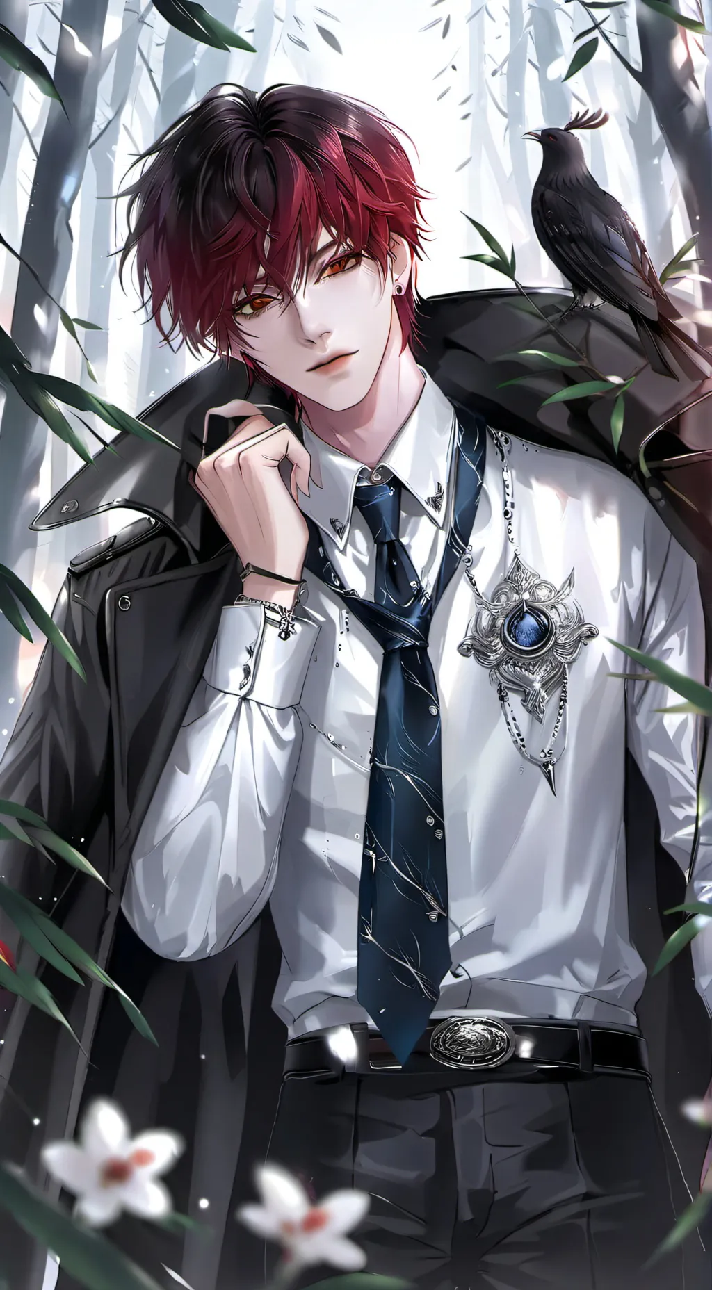 ai character: Oliver  background