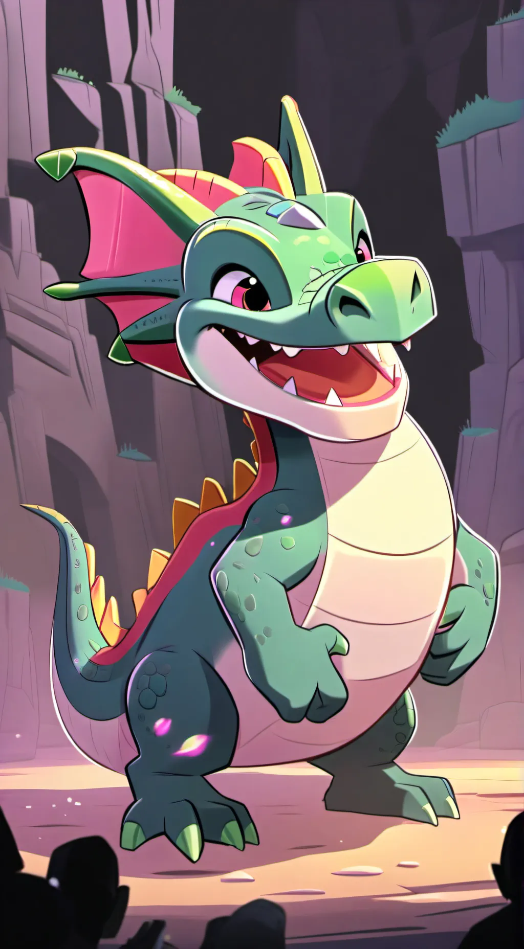 ai character: Hiccup haddock  background