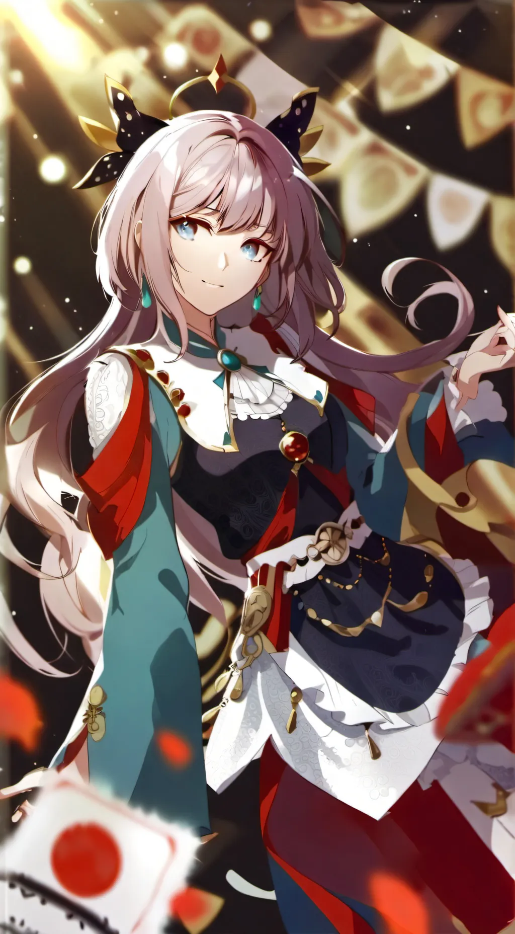 ai character: Mha mall background