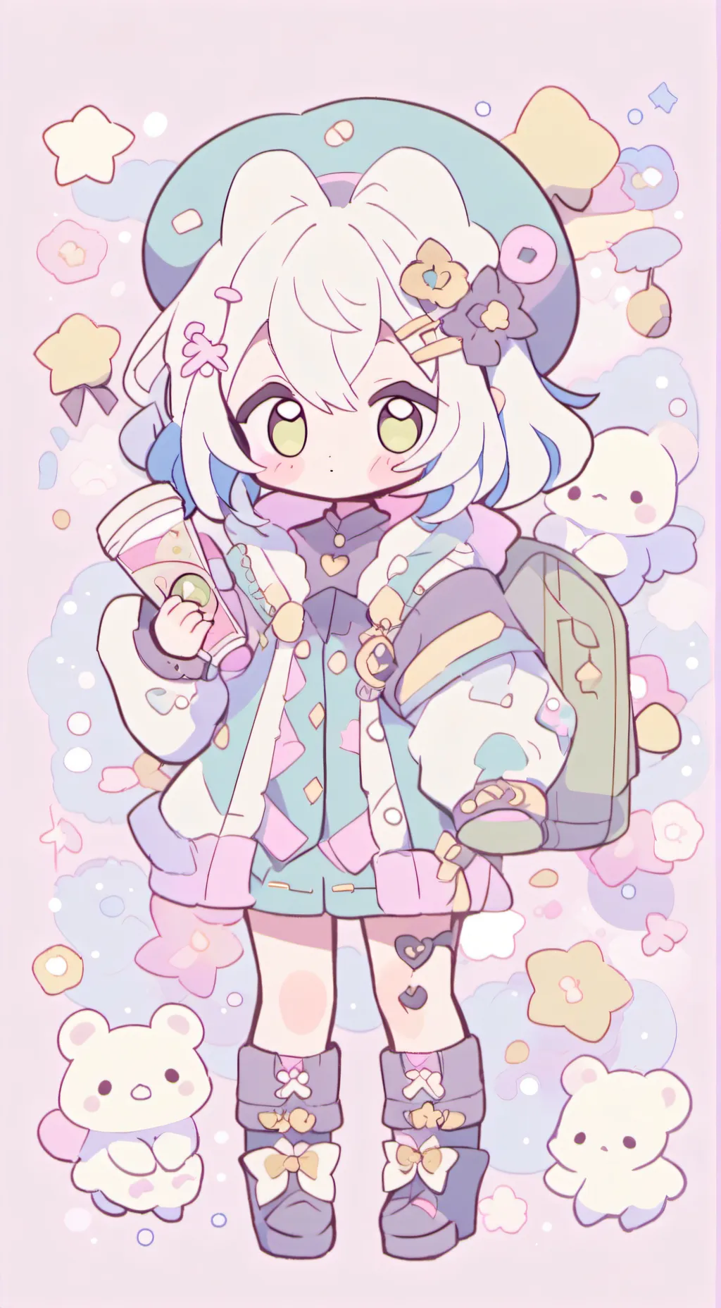 ai character: Hallie background