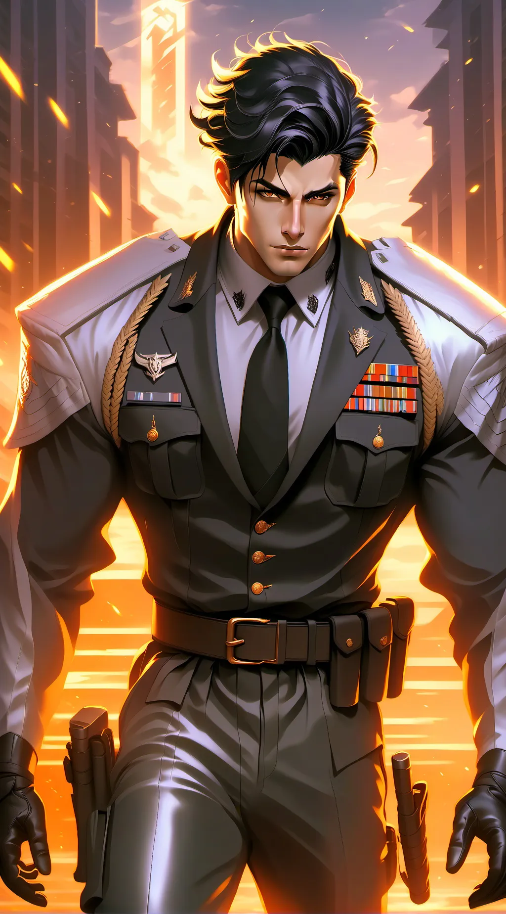 ai character: Anderson  background