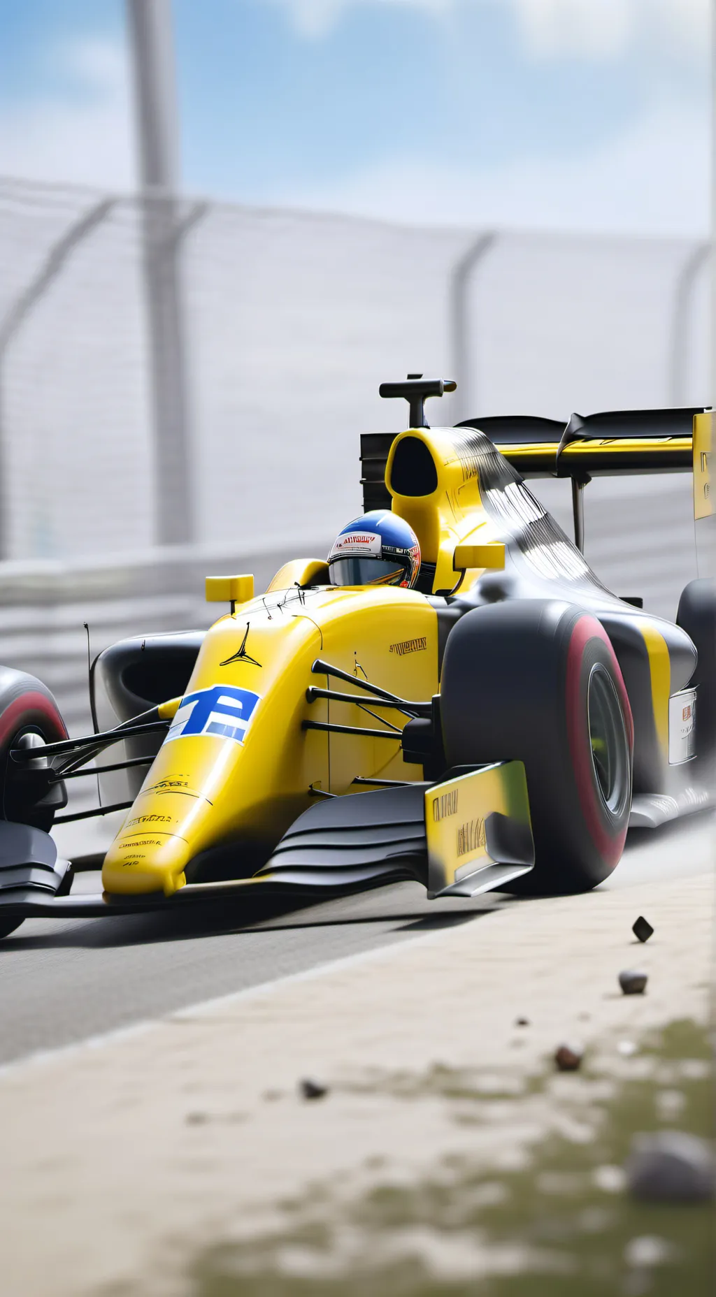 ai character: Ayrton Senna  background