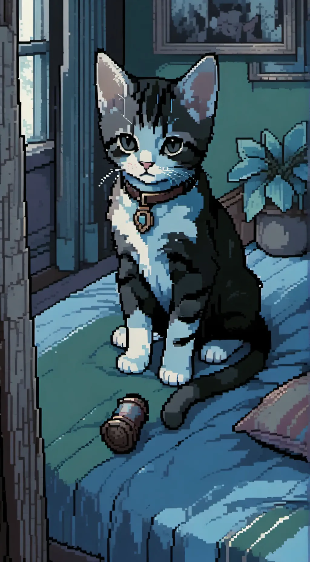 ai character: LIFE OF KITTY background