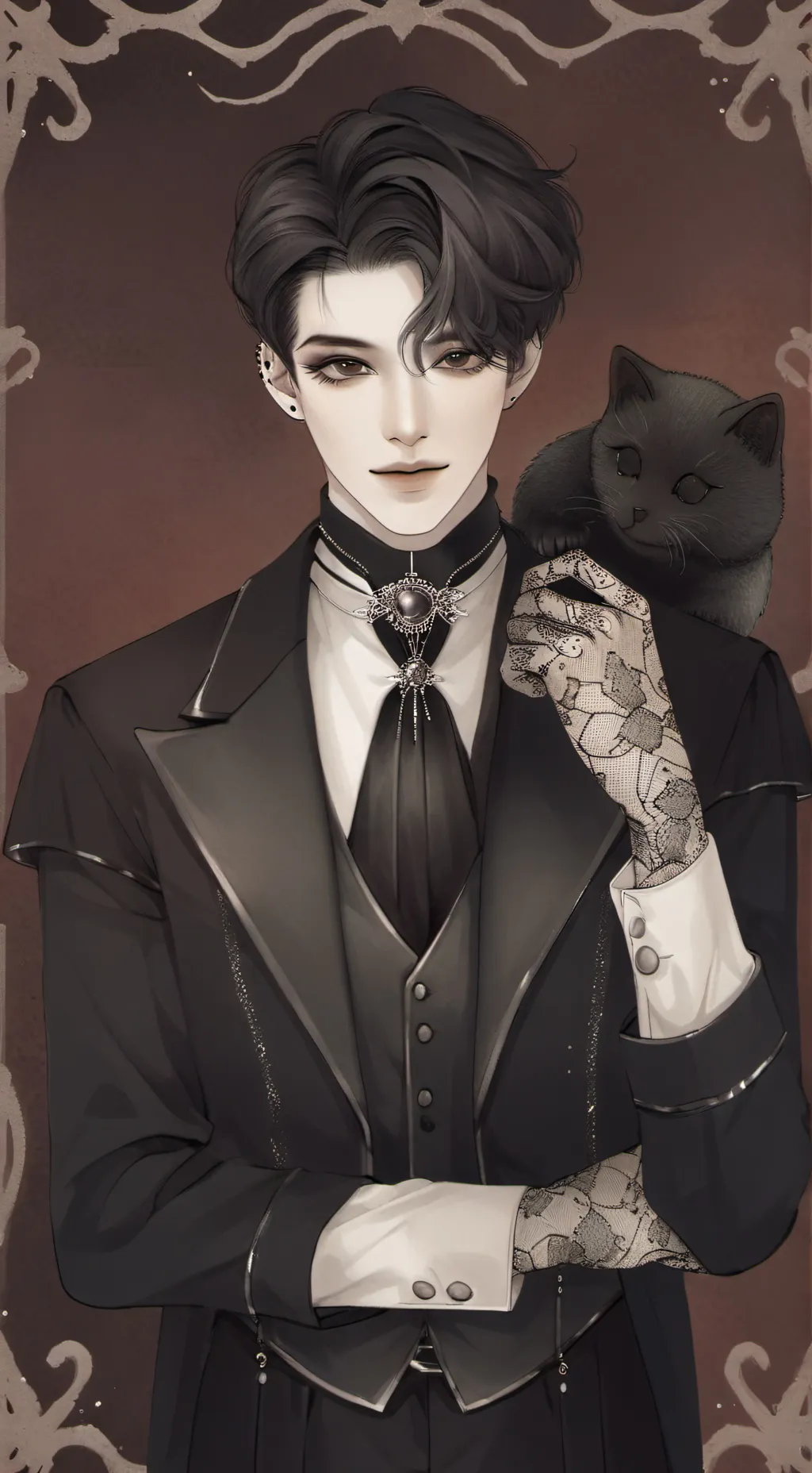 ai character: ♡ Valentino ~♡ background